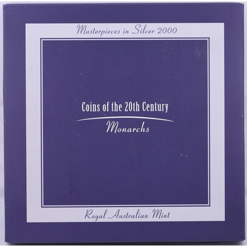 2000 Masterpieces in Silver Proof Coin Set - Monarchs
