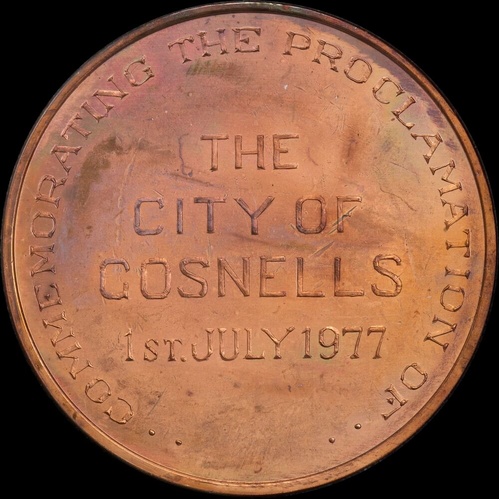 1977 Copper Medallion - Gosnells Sesquicentenary