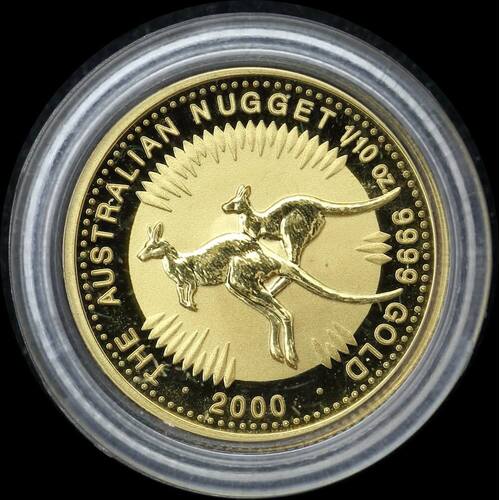 2000 Gold 1/10ozt Specimen Kangaroo Nugget
