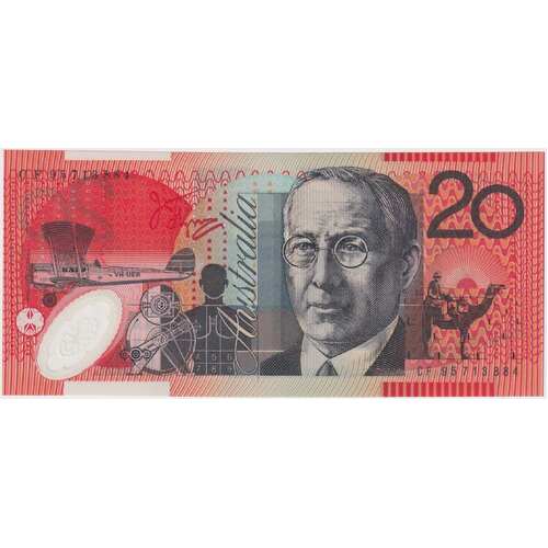 1995 $20 Note Fraser/Evans General Prefix R416b Uncirculated
