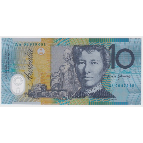 2006 $10 Note McFarlane/Henry AA06 First Prefix 320cF Uncirculated