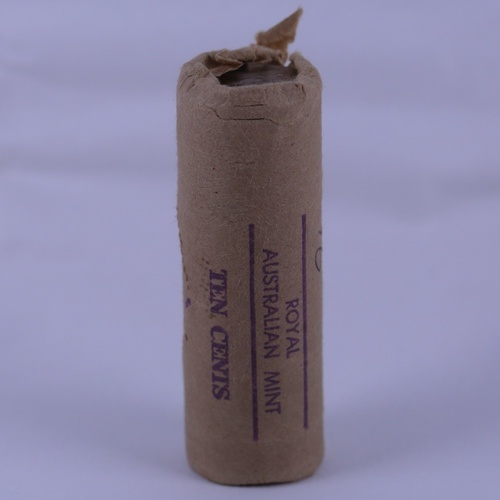 1976 Ten Cent RAM Mint Roll Heads Tails opened one end