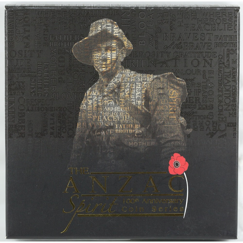 2014 Gold 1/4 Ounce Proof Coin ANZAC Spirit 100th Anniversary Proof Coin Series To Our Last Man