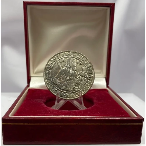 WA Museum Silver Medallion ca 1980's 1587 Saxony Thaler ex Batavia Shipwreck C# W/3 Uncirculated