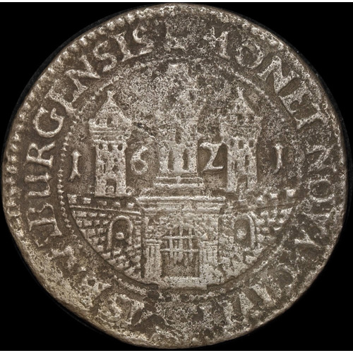 German States (Hamburg) 1621 Silver Thaler ex Batavia shipwreck Dav# 5364 Fine