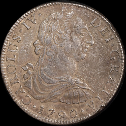 Mexico 1790 Silver 8 Reales ex Rapid shipwreck KM# 107 Very Fine