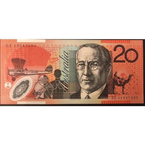 2013 $20 Note Stevens/Fraser DA13 Last Prefix R422aL Uncirculated