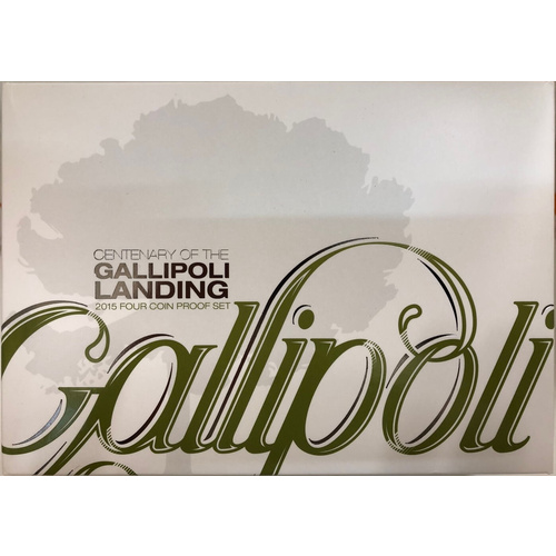2015 Silver 4 Coin Set Gallipoli Landing Centenary