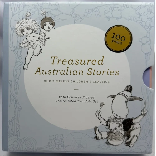 2018 1 Dollar Uncirculated 2 Coin Set Treasured Australian Stories