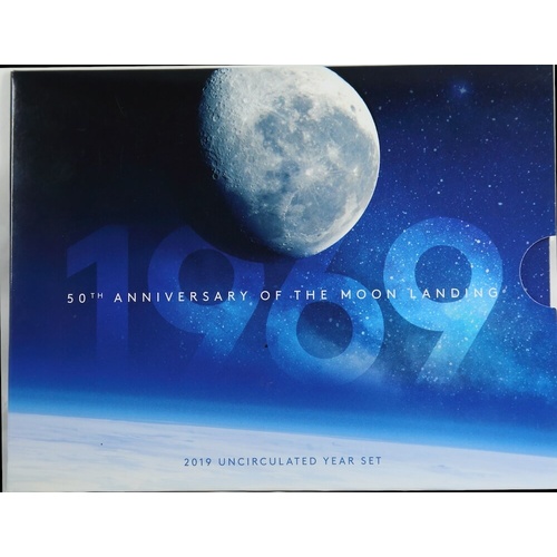 Australia 2019 Uncirculated Mint Coin Set Moon Landing