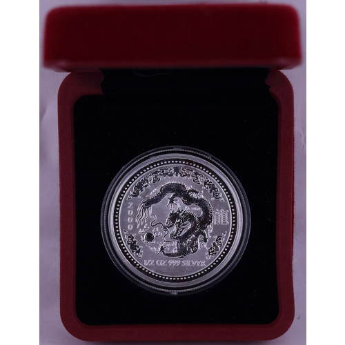2000 Silver Half Ounce Specimen Lunar Dragon Series I