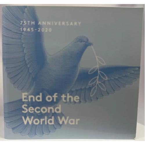 2020 Coloured 2 Dollar Coin C Mintmark in Folder End of Second World War