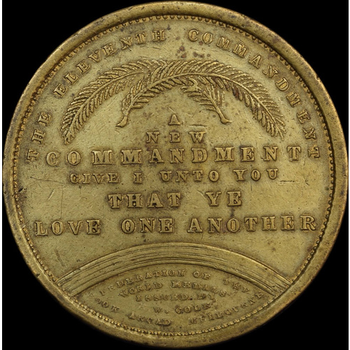 EW Cole Gilt Bronze Token 1879 ~ 1903 D49 / C63 Extremely Fine