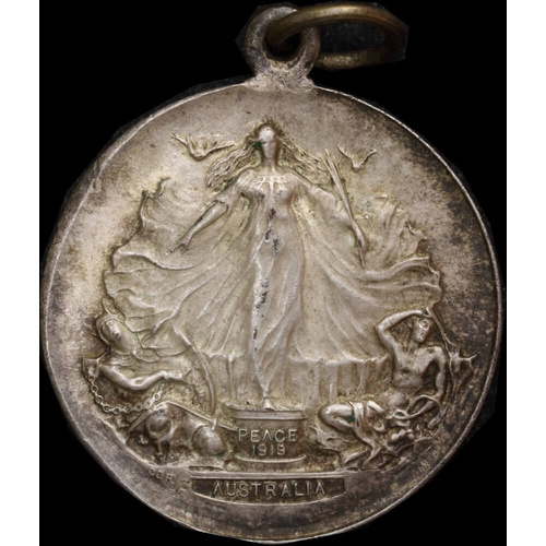 1919 Peace Victory Silvered Medal C# 1919/2 GEF