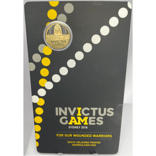 2018 1 Dollar Uncirculated Coin Invictus Games