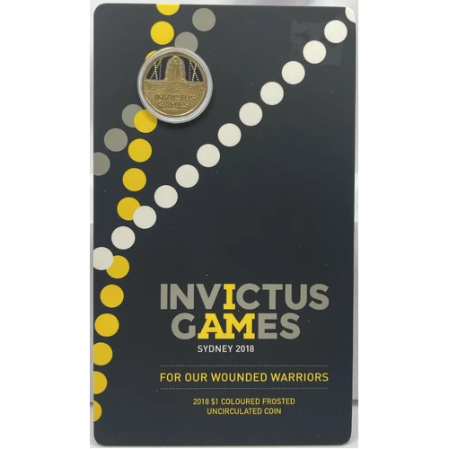 2018 1 Dollar Uncirculated Coin Invictus Games