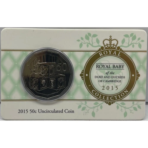 2015 50 Cent Uncirculated Coin Royal Baby Charlotte