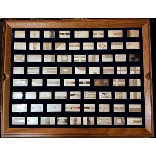 Stokes Set of 138 Silver Ingots Flags of the United Nations