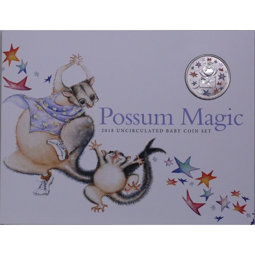 Australia 2018 Baby Uncirculated Mint Coin Set Possum Magic