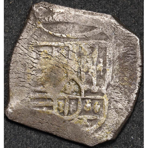 Mexico 1634-1655 Silver 4 Reales Y# 526 Fine Ex Gilt Dragon Shipwreck