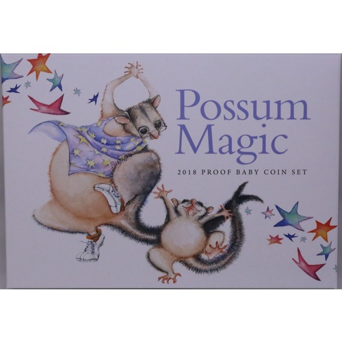 Australia 2018 Baby Proof Coin Set Possum Magic