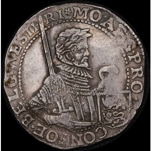 Netherlands (West Friesland) 1621 Silver Rijksdaalder KM# 15.1 Very Fine ex Batavia shipwreck