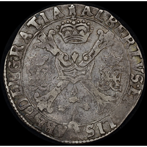 Spanish Netherlands (Tournai) 1616 Silver Patagon KM# 31 ex Batavia shipwreck Very Fine