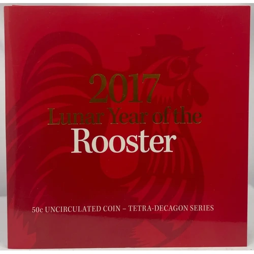 2017 50 Cent Tetradecagon Coin Year of the Rooster