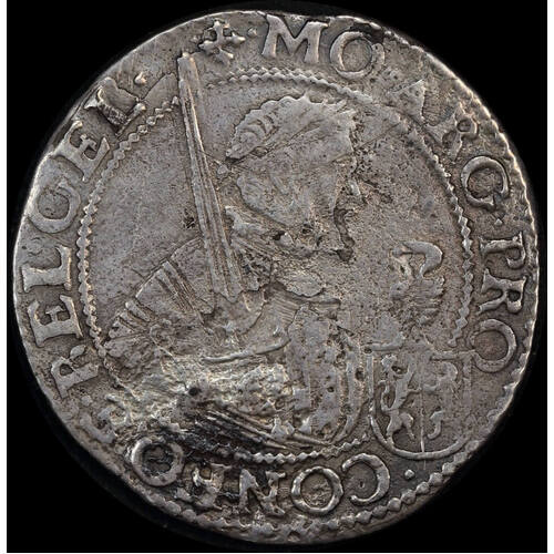 Netherlands (Gelderland) 1613 Silver Rijksdaalder ex Batavia shipwreck good Fine