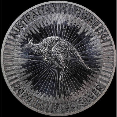 2020 Silver 1oz Unc Coin Red Kangaroo
