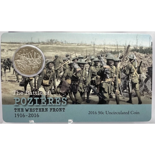 2016 50 Cent Uncirculated Coin The Western Front Pozieres
