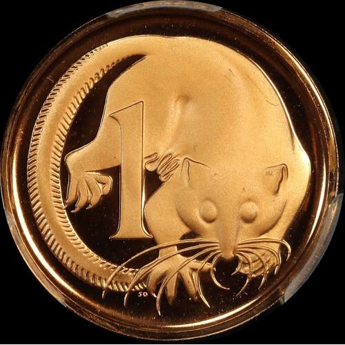 Australia 1966 Proof 1 Cent PCGS PR 69DCAM