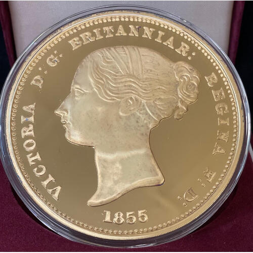 Australia Proof Medallion Replica 1855 Silver Type I Sovereign In Presentation Case