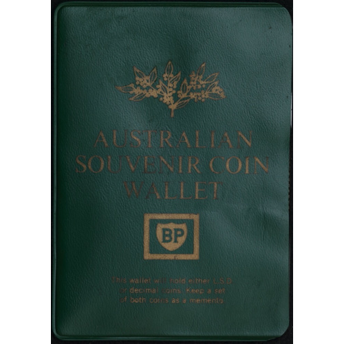 Australia 1966 Coin Wallet by BP - Predecimal Coins