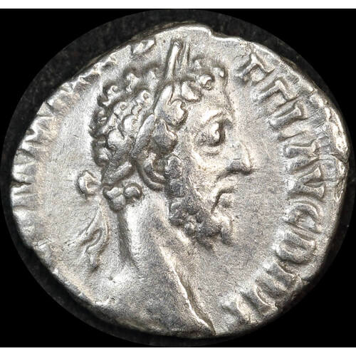Ancient Rome (Imperial) 185 ~ 186 AD Commodus Silver Denarius Aequitas RIC 120 Fine