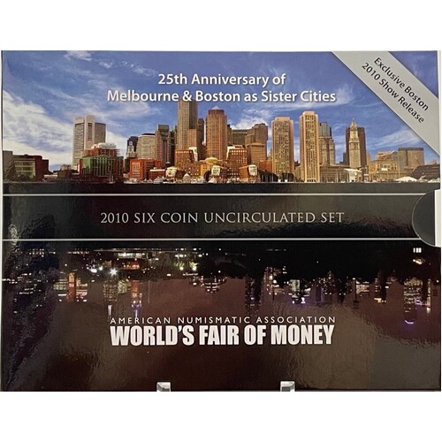 Australia 2010 Uncirculated Mint Coin Set - Exclusive Boston Show