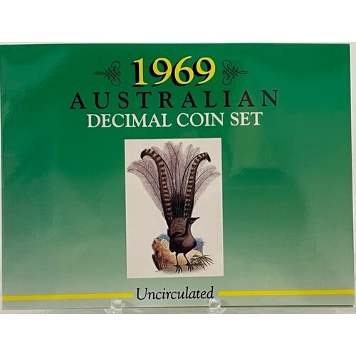 1969 Uncirculated Mint Coin Set Sherwoods