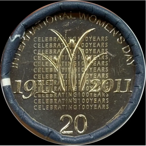 2011 Australian 20 Cent Mint Roll Women's Day