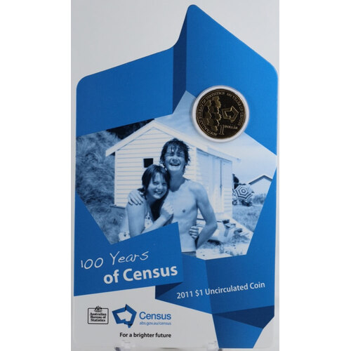 2011 1 Dollar Uncirculated Coin 100 Years Of Census