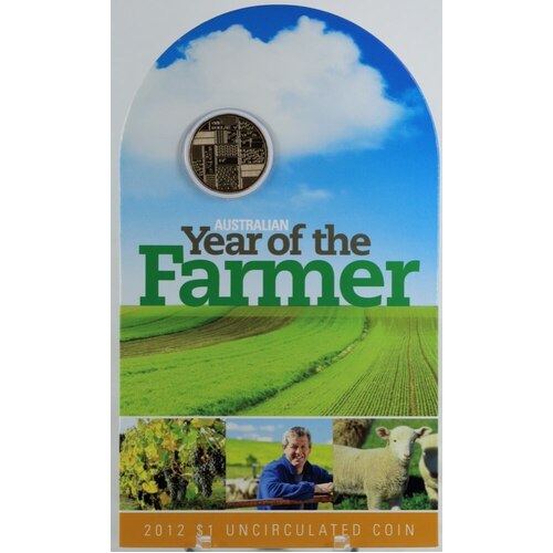 2012 1 Dollar Uncirculated Coin Year of Farmers