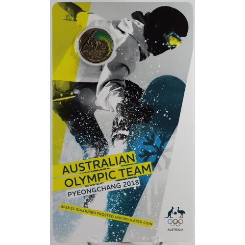 2018 1 Dollar Uncirculated Coin Pyeongchang Olympic Team