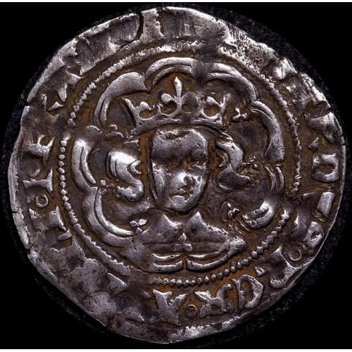 1351-1377 Silver Half Groat Edward III S#1576 Fine