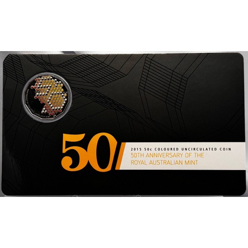 2015 50 Cent Uncirculated Coin 50th Anniversary of the RAM