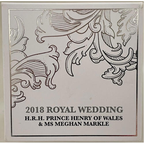 2018 Silver 1oz Proof  Coin Marriage of Harry and Meghan