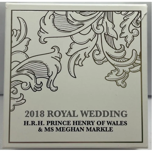 2018 Silver 1 Ounce Proof Coin Wedding of Harry and Meghan