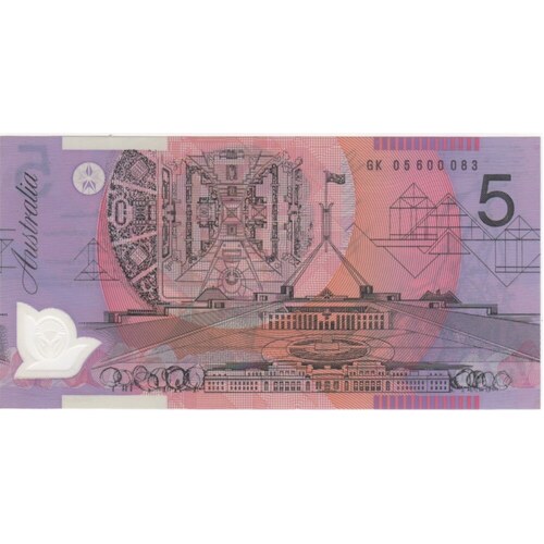 2005 $5 Note McFarlane/Henry BA05 First Prefix R220cF Uncirculated