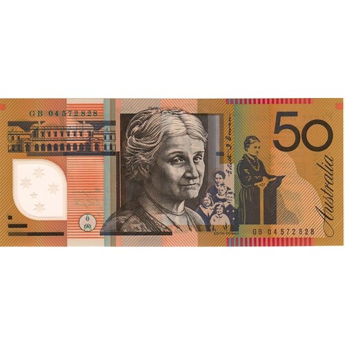 2004 $50 Note GB04 Last Prefix Macfarlane/Henry R520bL Uncirculated