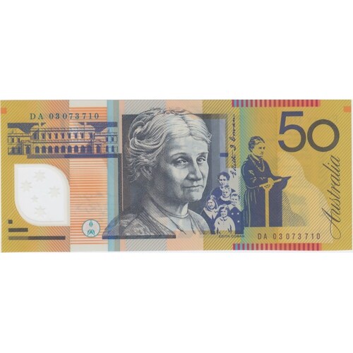 2003 $50 Note DA03 Last Prefix Macfarlane/Henry R520aL Uncirculated