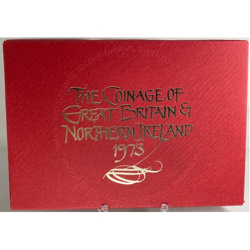1973 Proof Coin Set Coinage of Great Britain and Northern Ireland