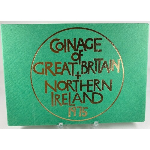 1975 Proof Set Coinage of Great Britain and Northern Ireland 